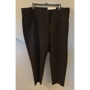 Liz Claiborne  Dress Pants  Emma Classic Straight Leg Ankle Black Size 18W NWT